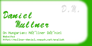 daniel mullner business card